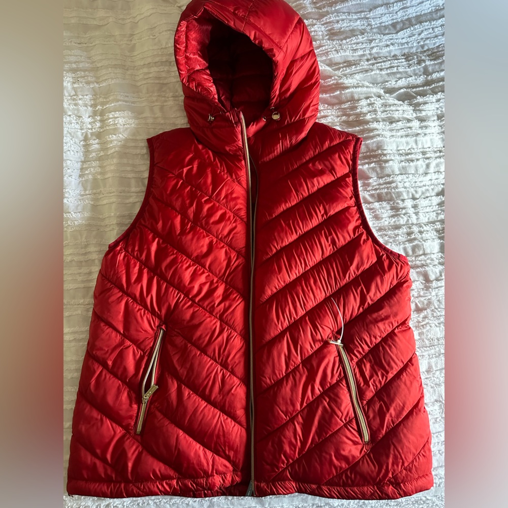 New Reversible Michael Kors puffer vest XL